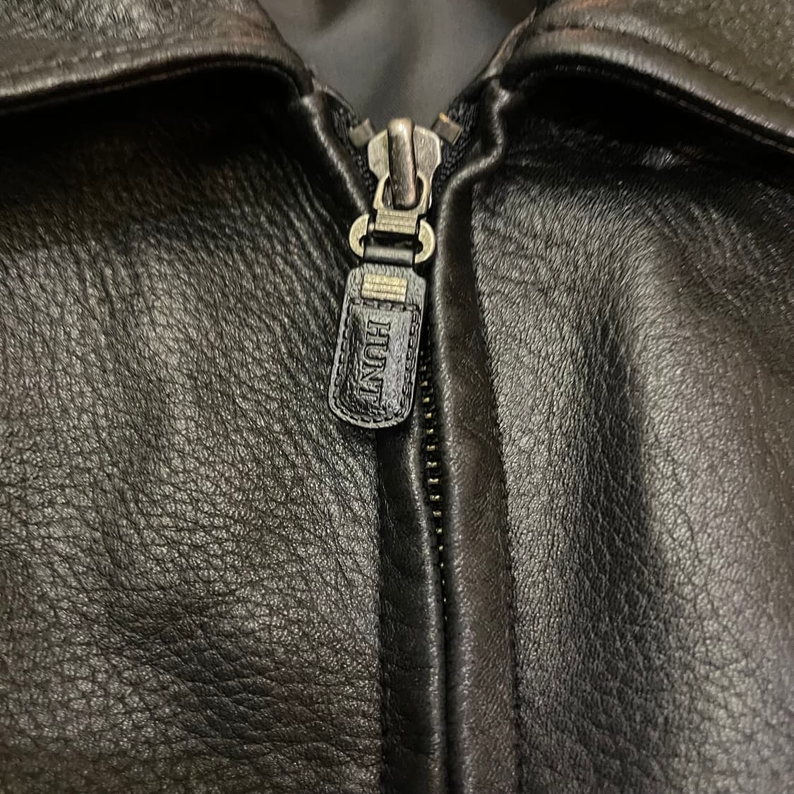 Vintage THE HUNT leather jacket 상품이미지4