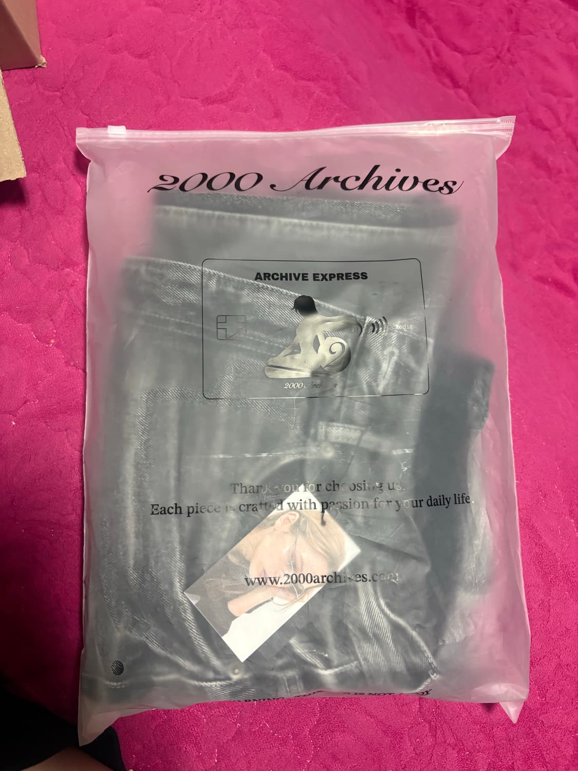 미개봉) 2000아카이브스 SNYDER WIDE DENIM 상품이미지3