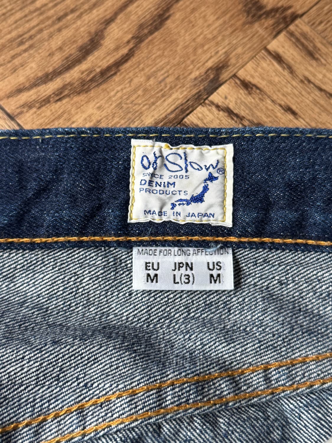 [32]Orslow 105 오어슬로우 재팬메이드 셀비지 데님 팬츠 상품이미지4