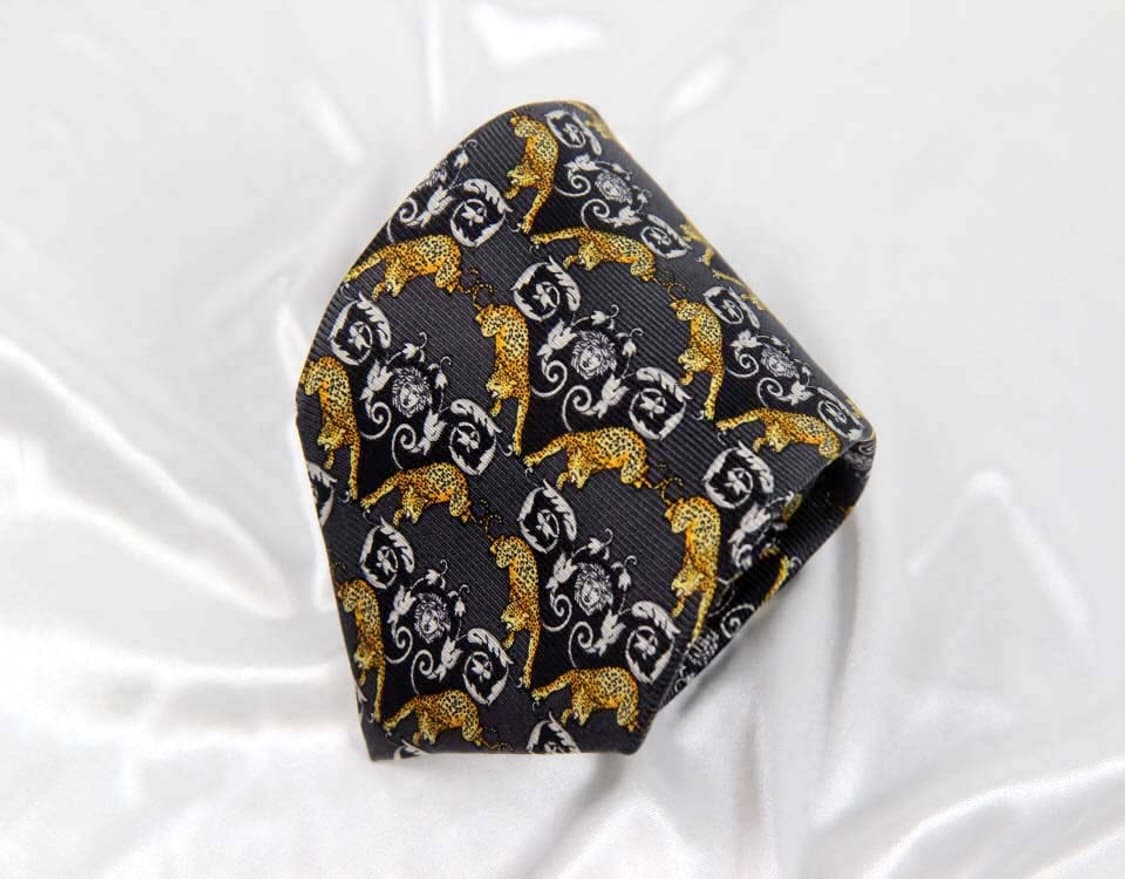 베르사체 9.1cm A등급 메두사 남자 명품 넥타이 상품이미지1
