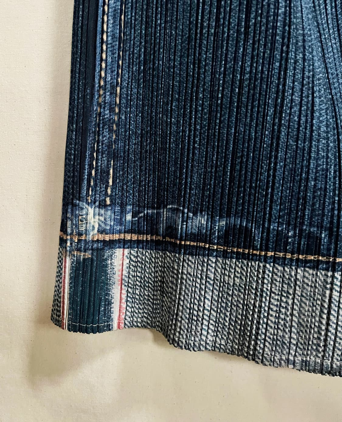 ISSEY MIYAKE PLEATS PLEASE denim skirt 상품이미지6