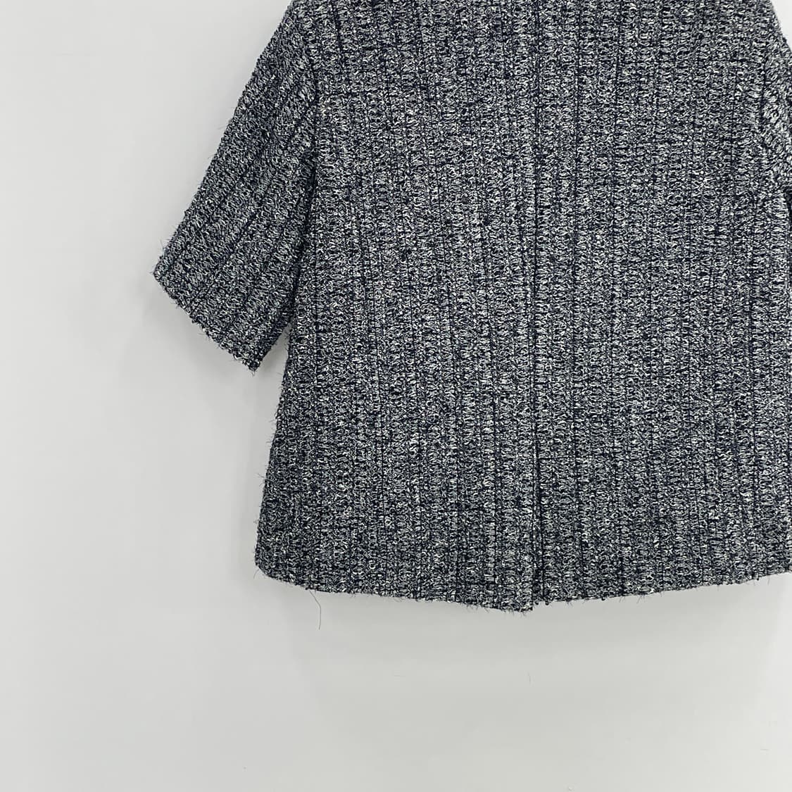 타임 반팔 트위드 자켓 66-77 상품이미지6