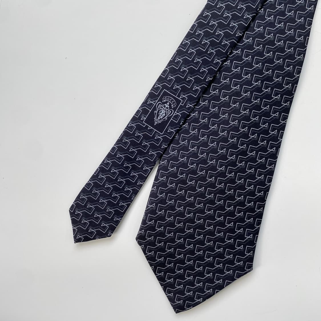 구찌(GUCCI) G모노그램 명품 정품 블랙넥타이 상품이미지6