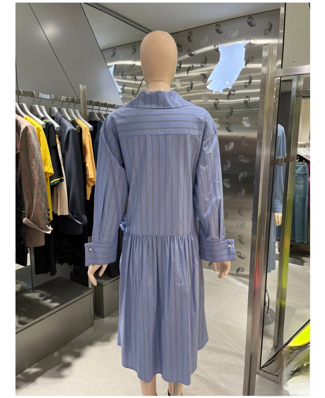 럭키슈에뜨 스트라이프 롱원피스  상품이미지4