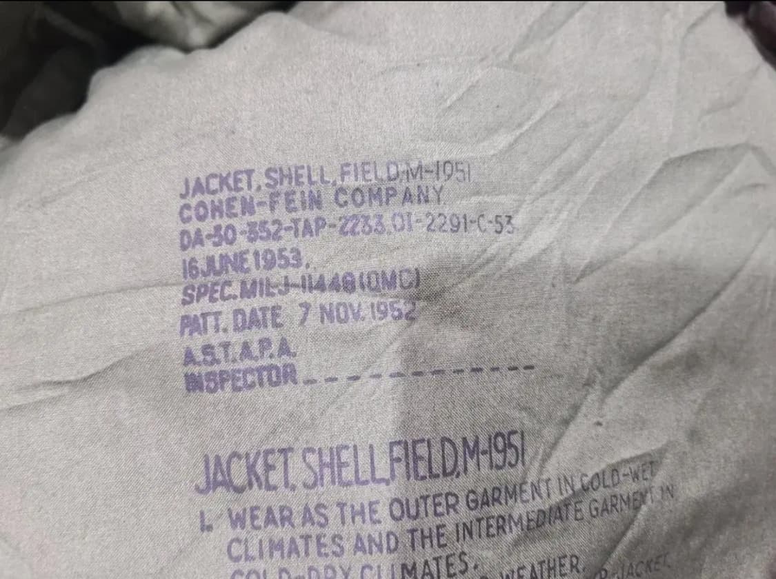 밀리터리 M51 필드자켓 (Large Long) 상품이미지5