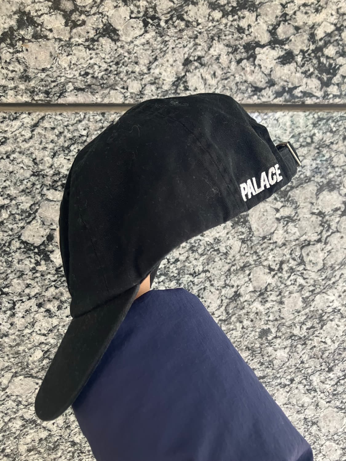 팔라스 P로고 볼캡 블랙 상품이미지3