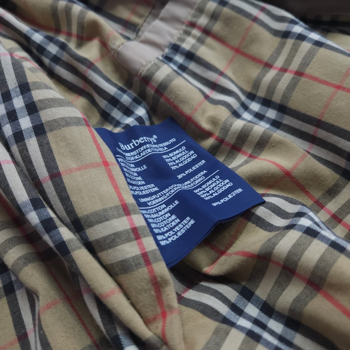 버버리 베이지 노바체크 아카이브 스윙톱 자켓 (L) 상품이미지10