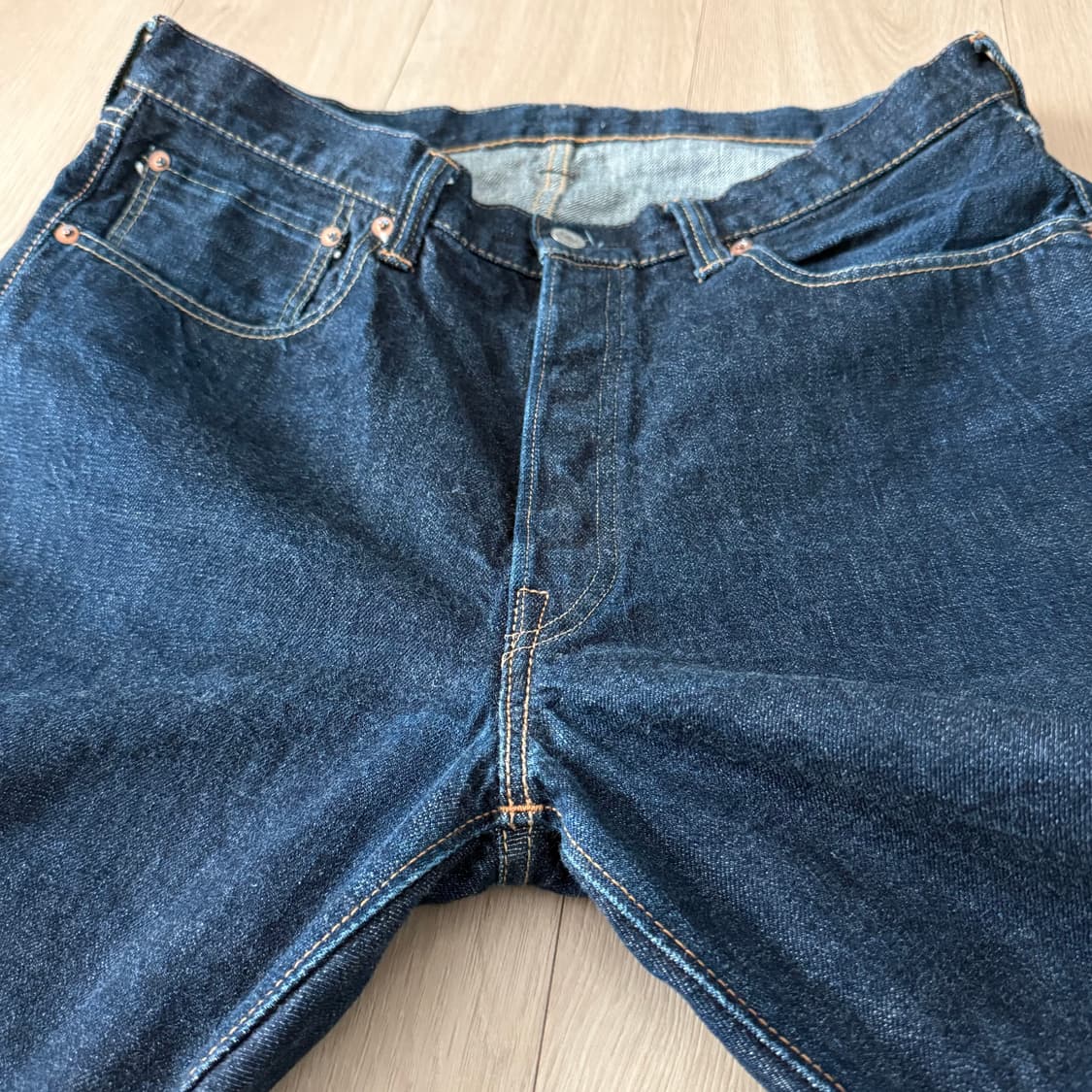 풀카운트 0105 36 (실제 34) 데님 청바지 체인스티치 수선 상품이미지8