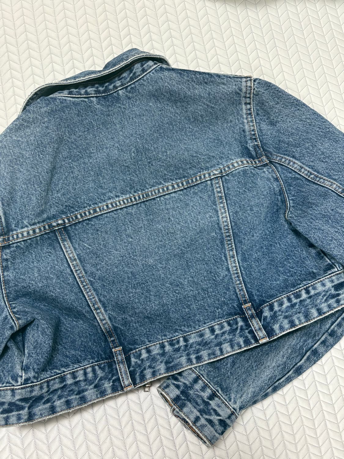 자라 크롭 청자켓 xs 상품이미지5