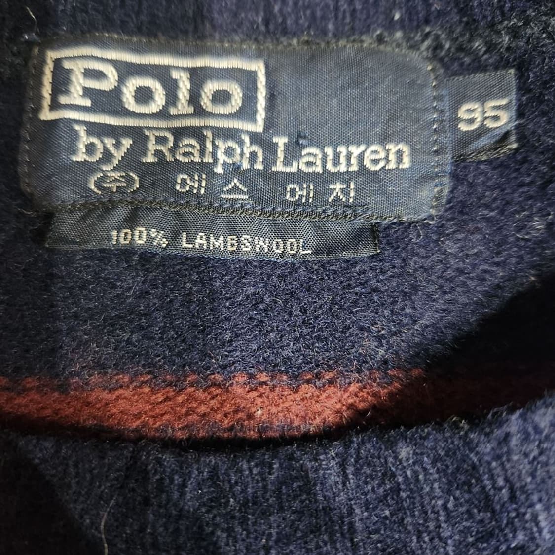 [남95]폴로랄프로렌(S.H) 80S 램스울 니트[Y5C-284] 상품이미지7