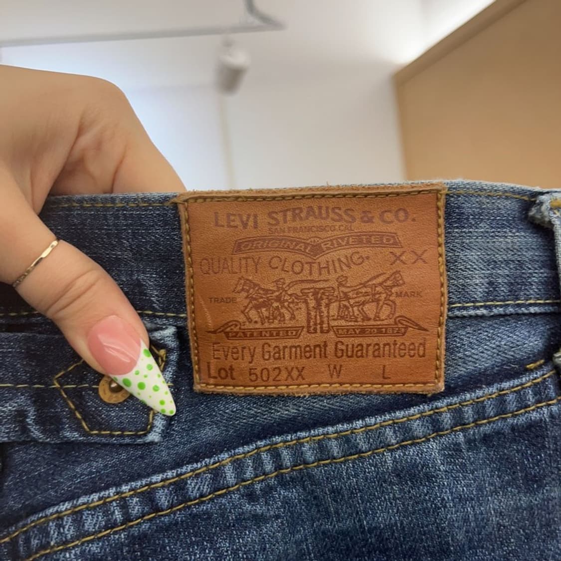 리바이스 502xx 올드스쿨 빅E 재팬 데님팬츠 28인치 C09029 상품이미지5