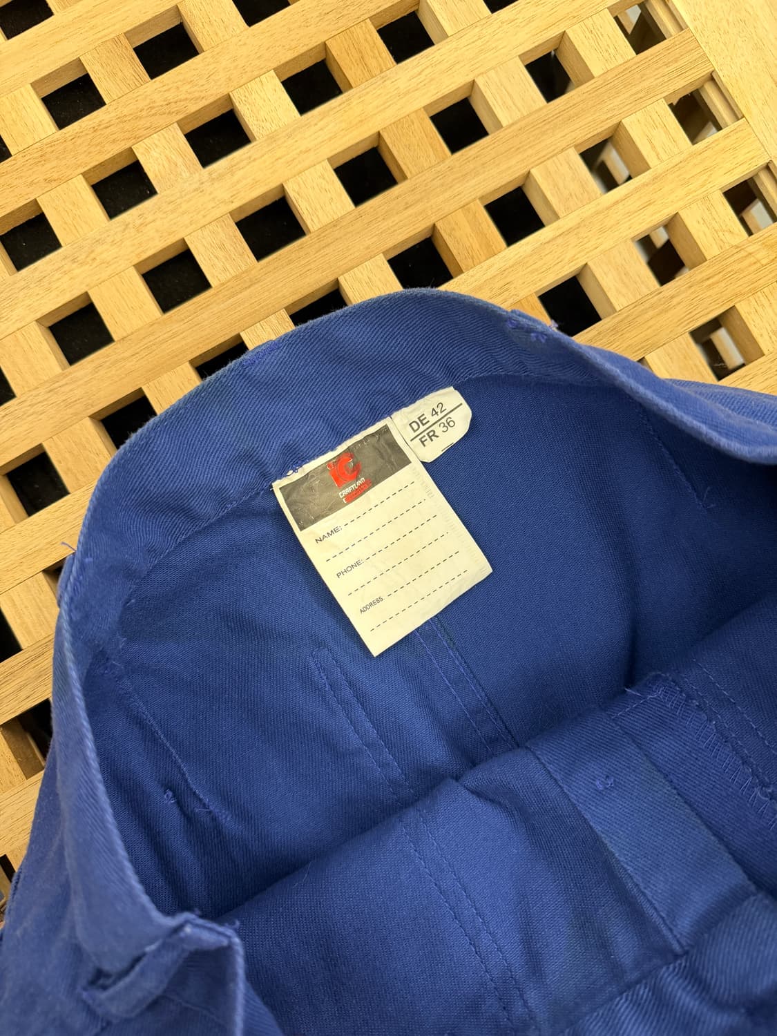 1990s CRAFTLAND FRENCH BLUE 프렌치워크팬츠 상품이미지7