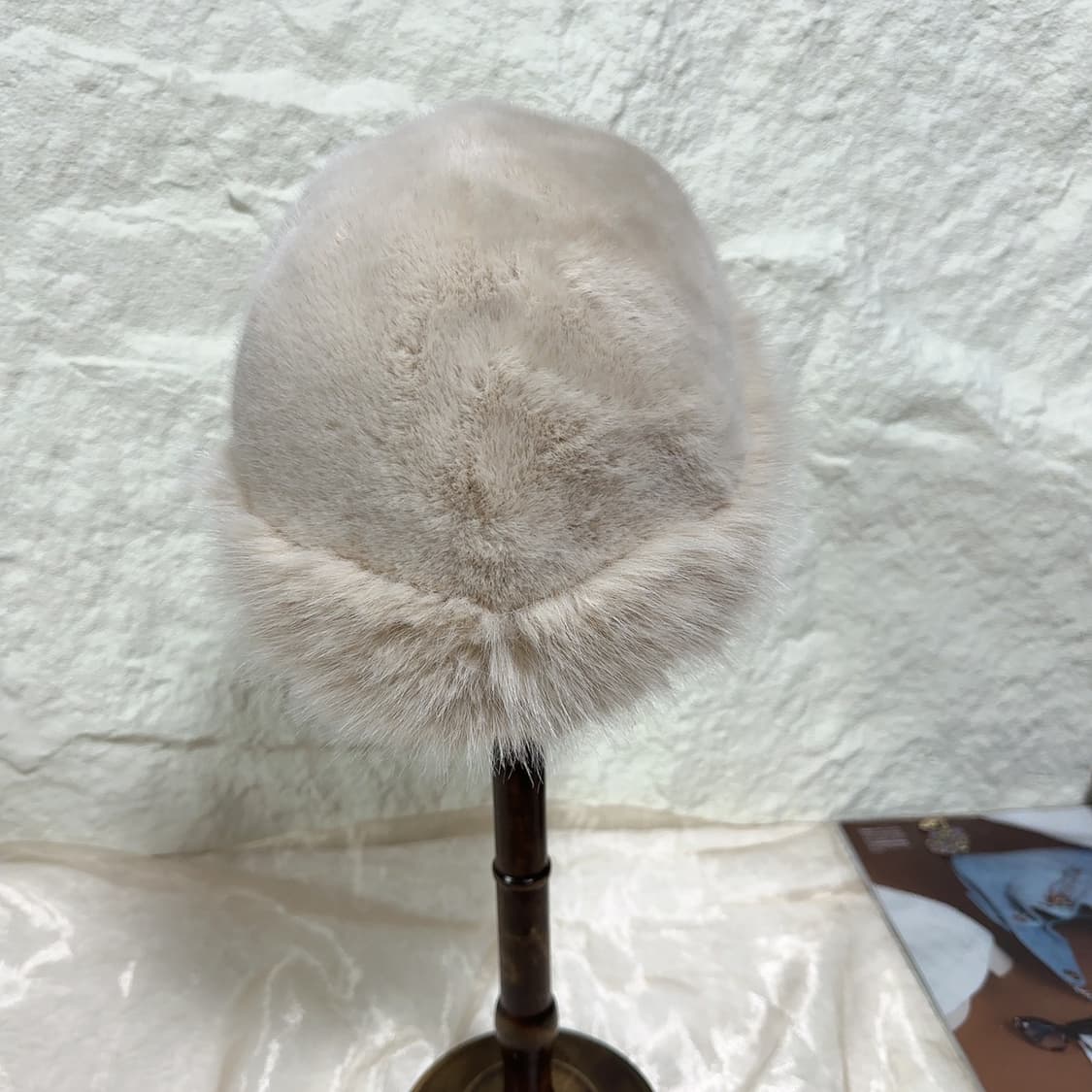 빈티지 퍼 무스탕 몽골모자 상품이미지3