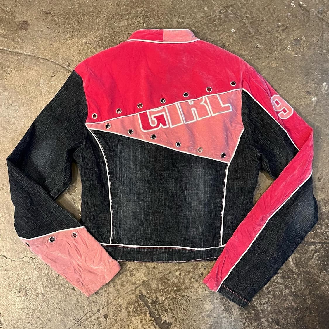 y2k racing blue jacket 상품이미지4