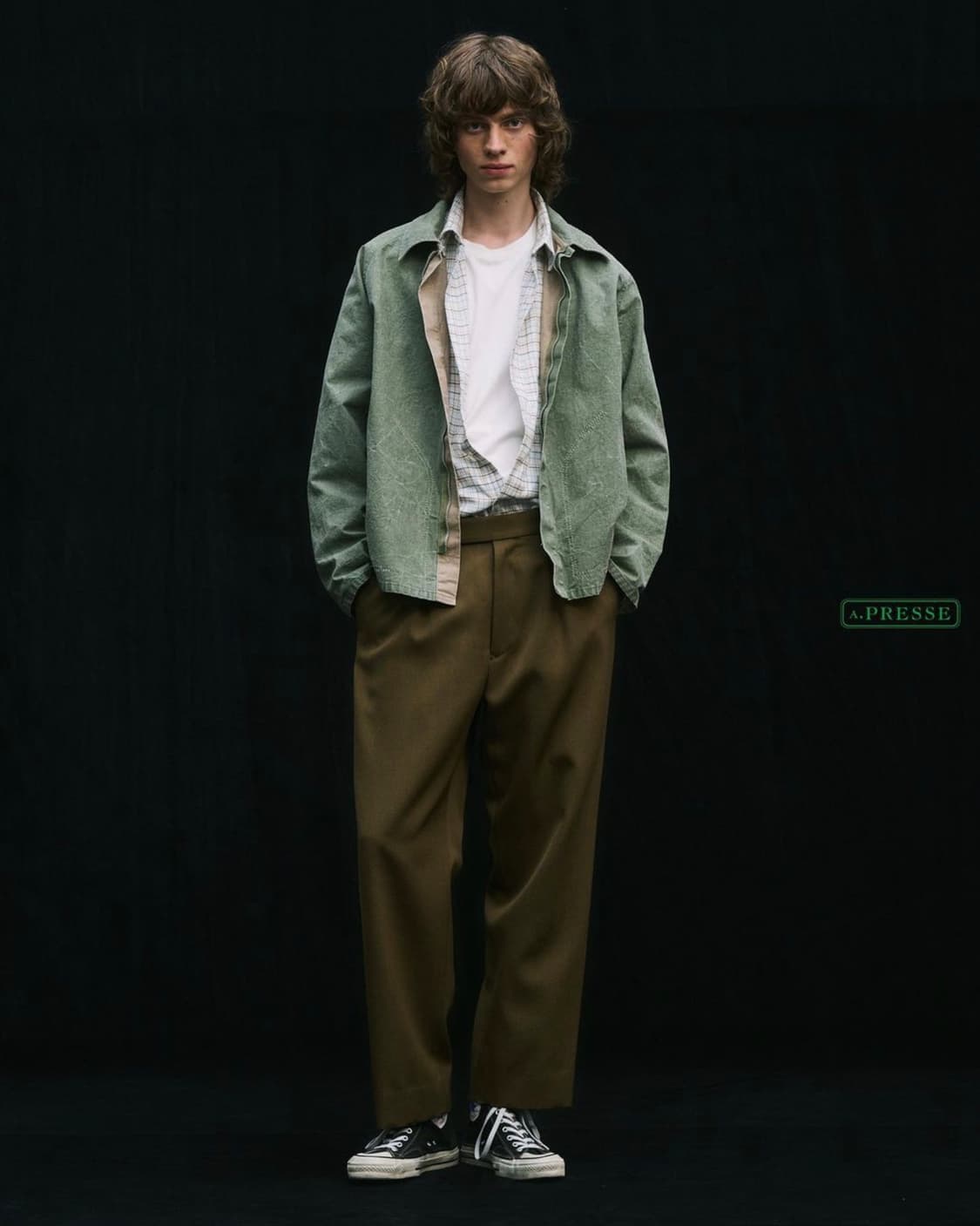 아프레쎄 23aw 리버시블 헌팅자켓 3 상품이미지8