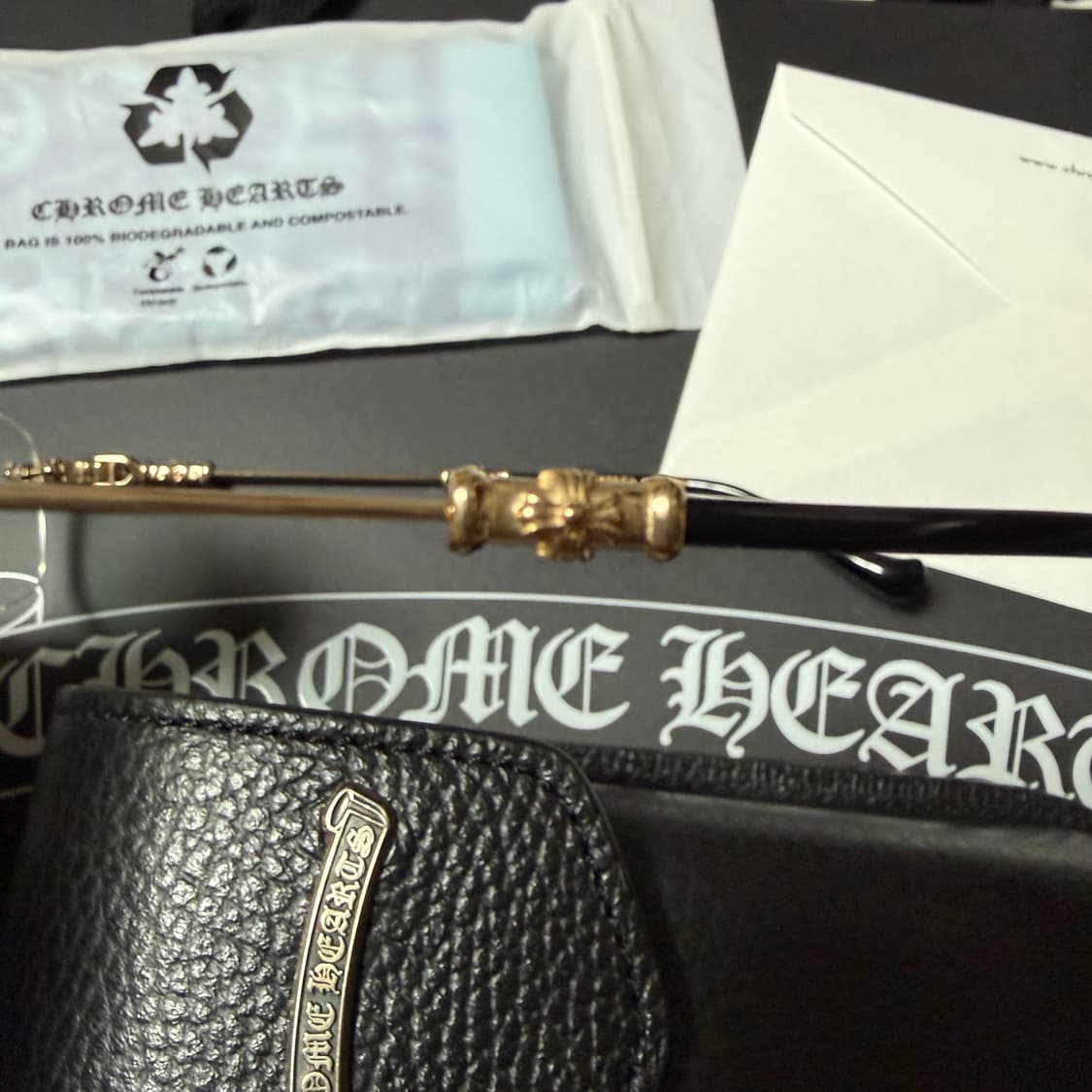 Chrome Hearts 크롬하츠 PILLS 3 18K 도금 안경 새상품 상품이미지8