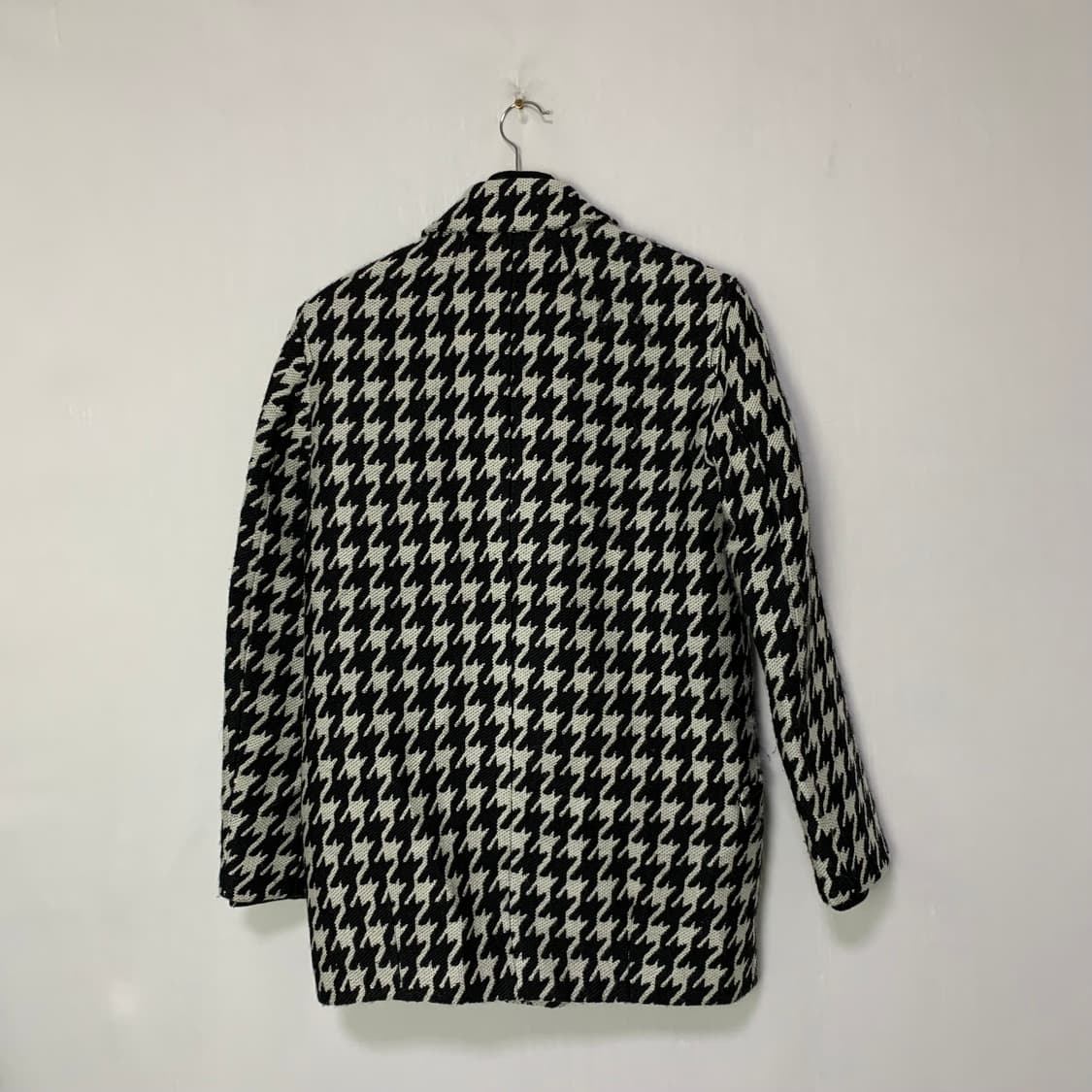 띠어리 원버튼 빈티지 하운드투스 체크 자켓 숏코트 상품이미지4