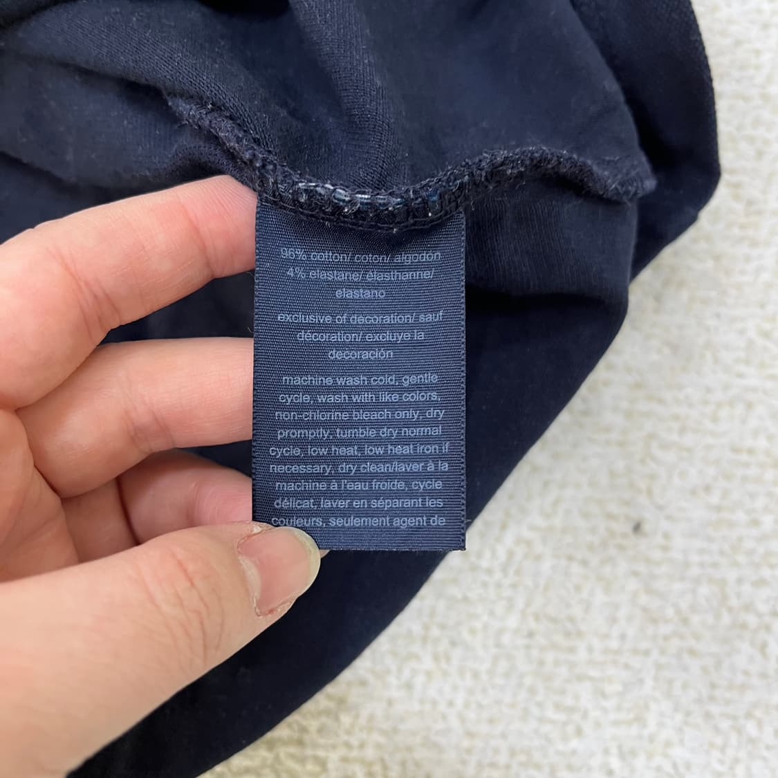 실측확인 타미힐피거 민소매 피케 원피스 0305M 상품이미지3