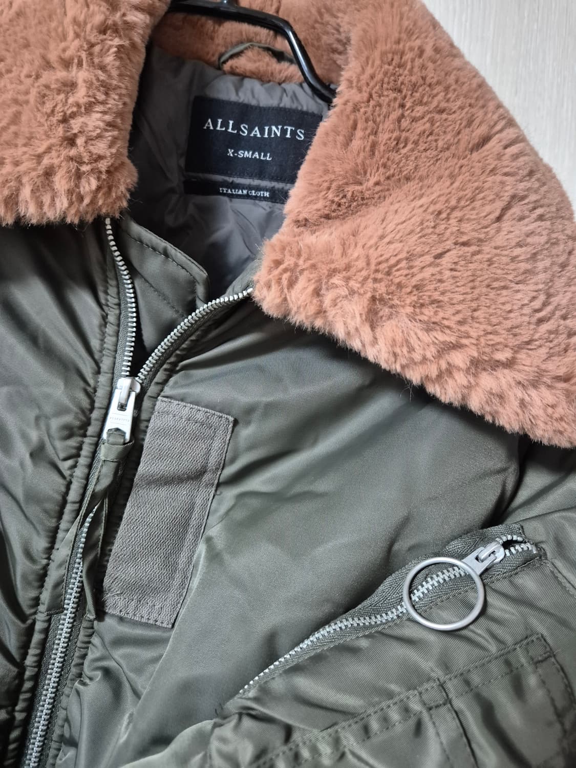 올세인츠 루카 봄버 항공자켓 카라퍼 XS 여성 상품이미지5