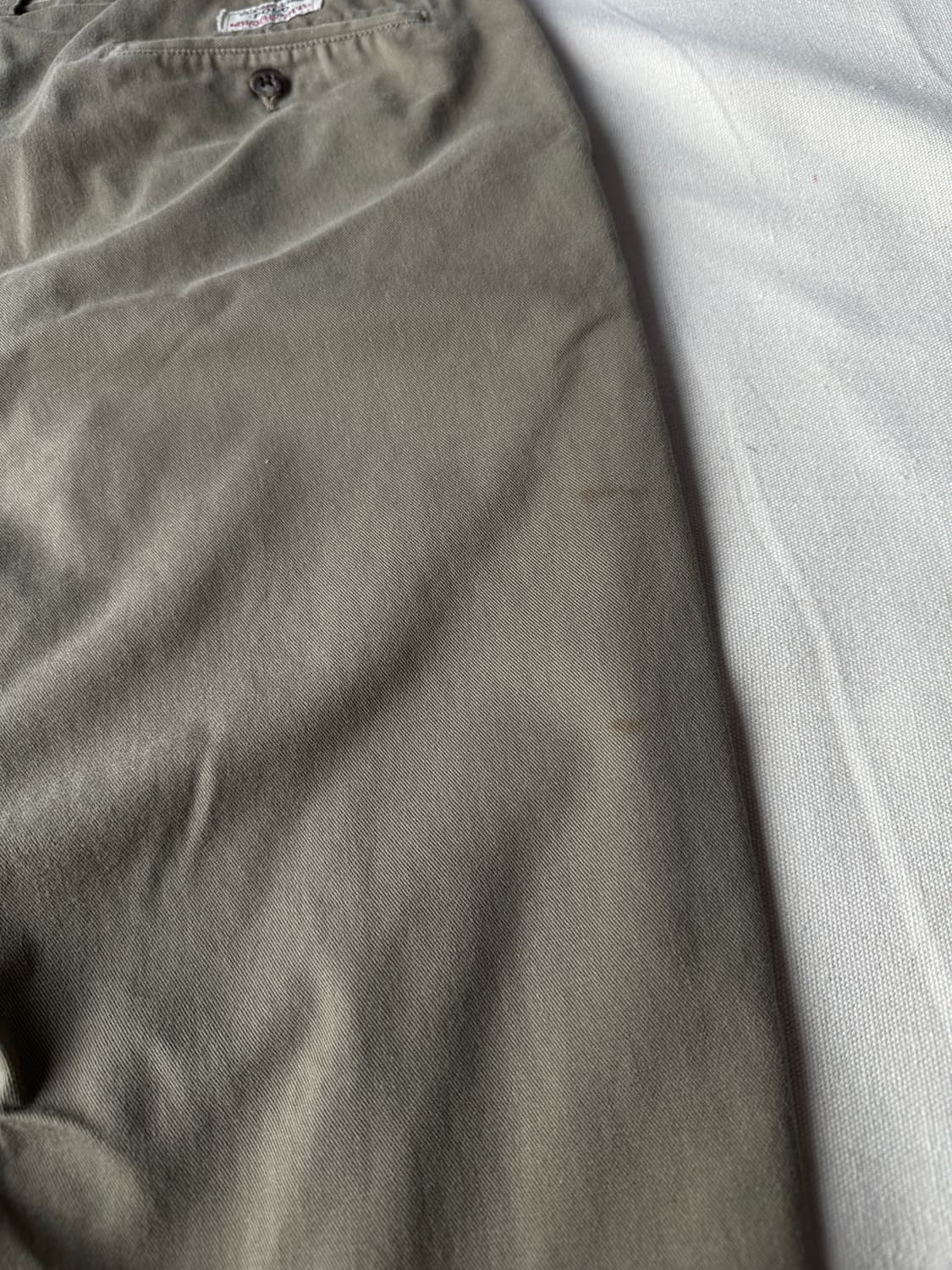 32x30 폴로 치노 팬츠 올리브그린 상품이미지6