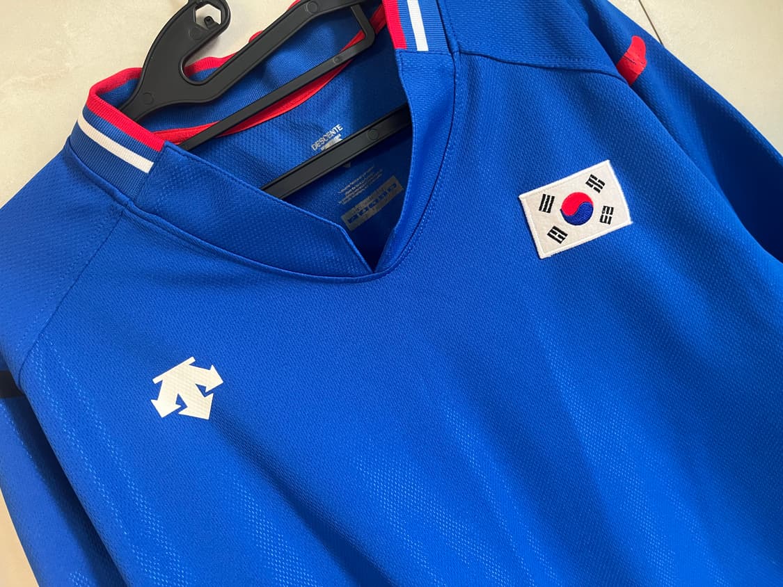데상트 팀코리아 대한민국 국대 야구 유니폼 (L size)  상품이미지5