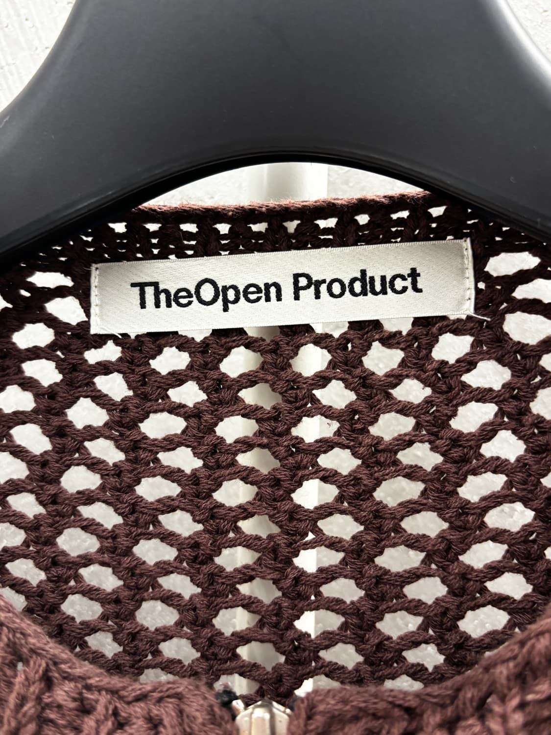 더오픈프로덕트 오픈yy 크로쉐집업 자켓 상품이미지5