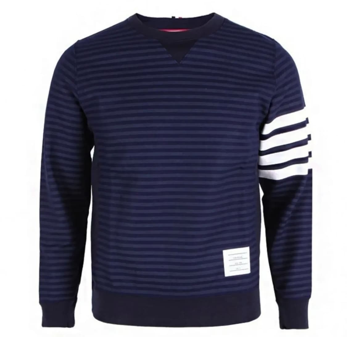 톰브라운 울 사선 니트 네이비 M 정품 상품이미지8