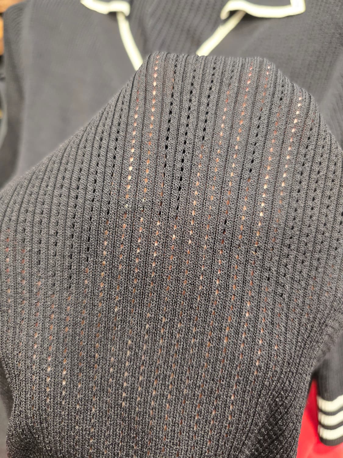 새상품) 발렌시아 니트 카라티 반팔티 S(55) 상품이미지6