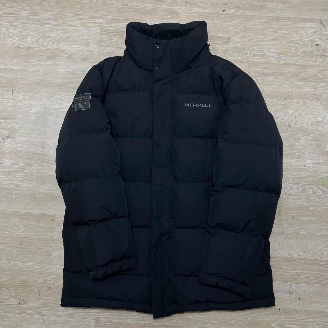 머렐 덕다운 하이넥 푸퍼 패딩 점퍼 [블랙] L/100 상품이미지1