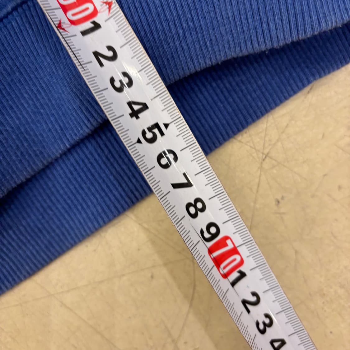 타미힐피거 빅로고 블루 맨투맨 상품이미지4