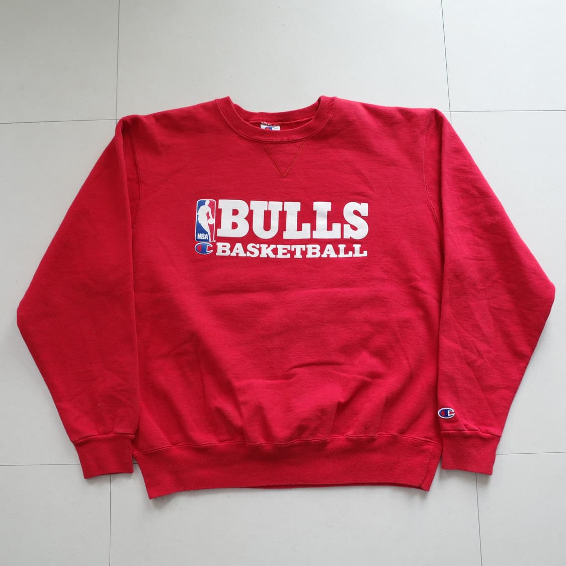 90s 챔피온 NBA 시카고 불스 Made In USA 맨투맨 XL 상품이미지1