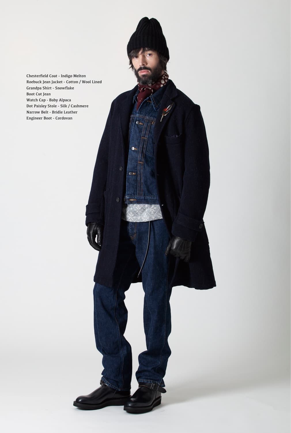 니들스 Needles 체스터필드 인디고 코트 상품이미지9