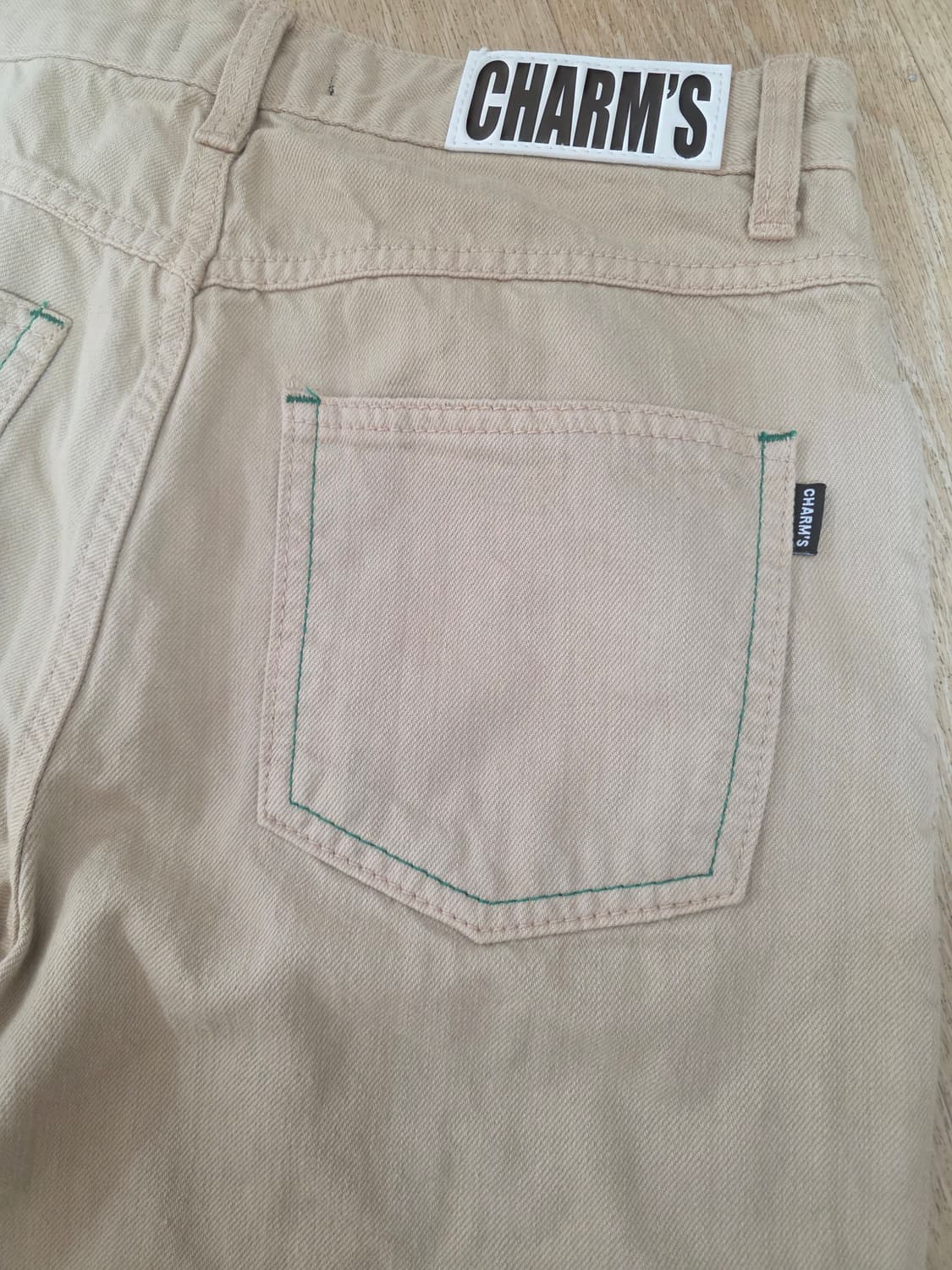 CHARM'S 참스 롤업 베이지 데님 팬츠 29 상품이미지2