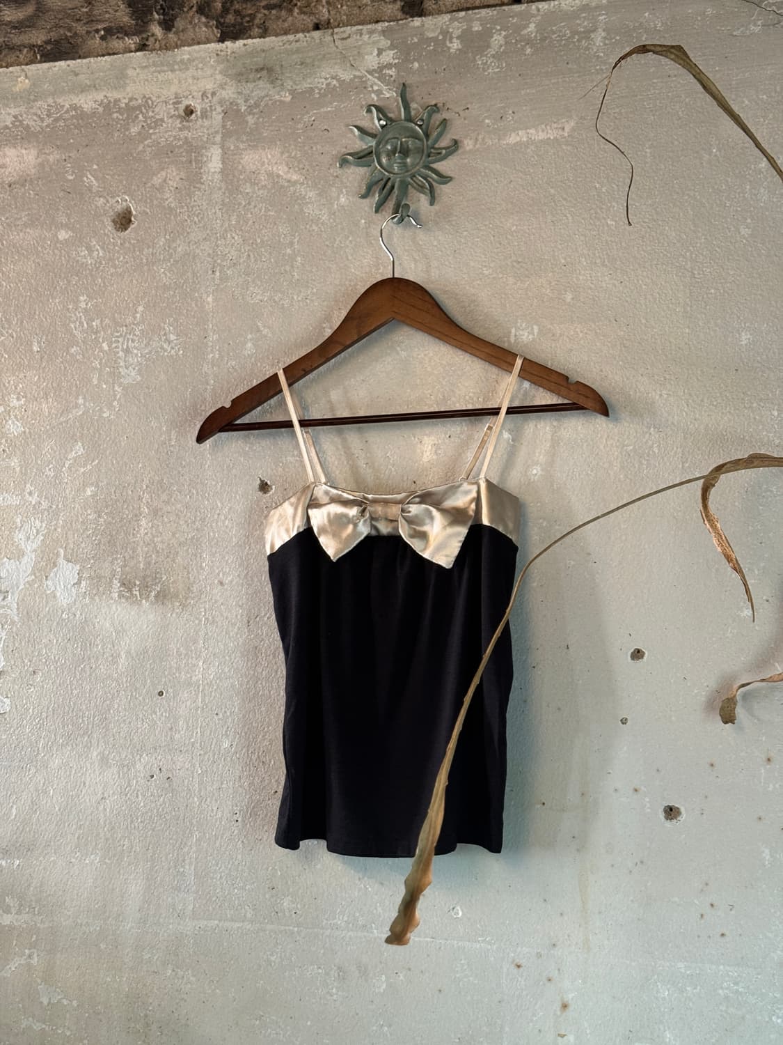 44-55 ) MOUTH valley Ribbon Camisole 상품이미지1