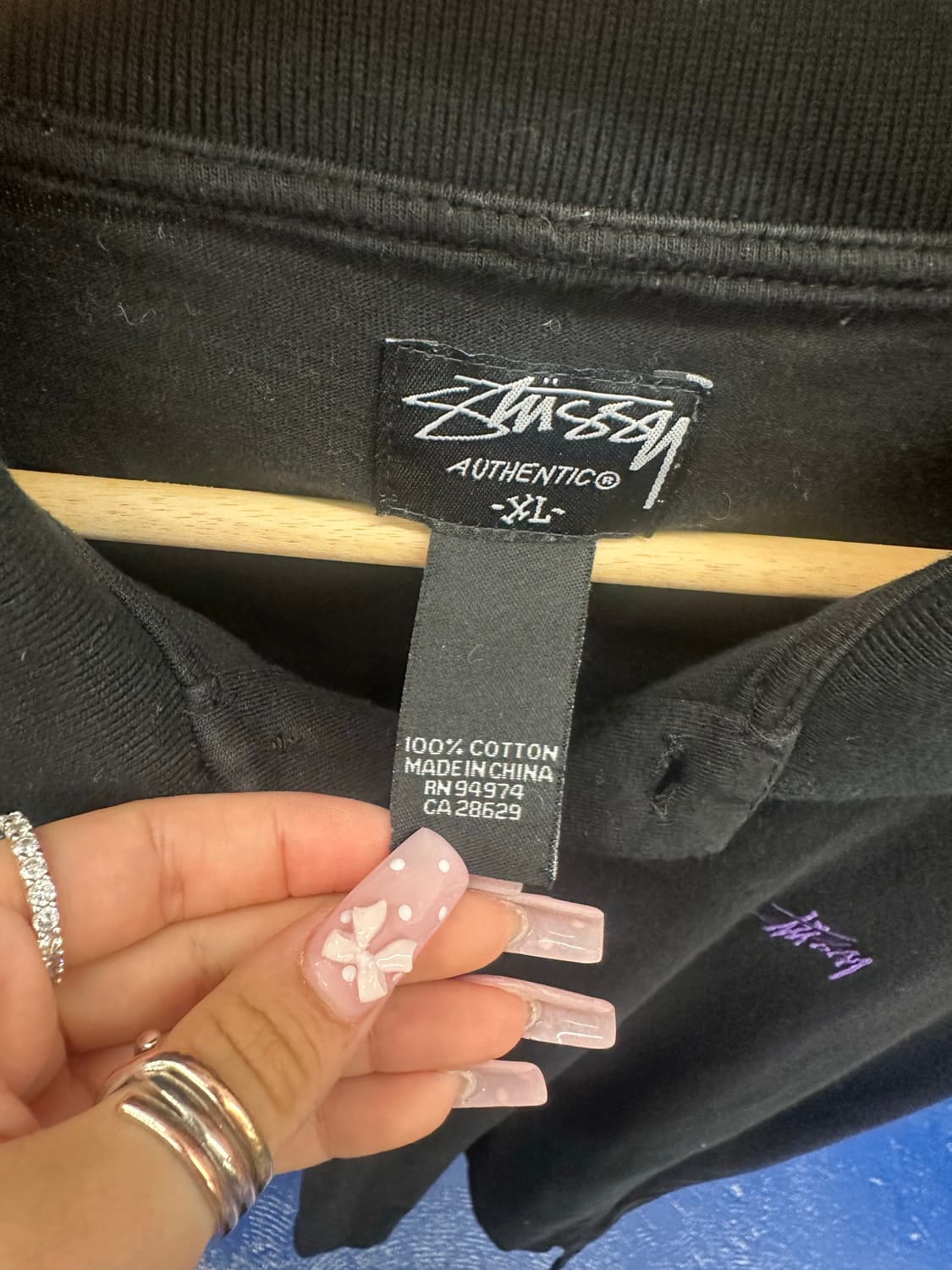 Stussy 스투시 어센틱 반팔 카라티 상품이미지4