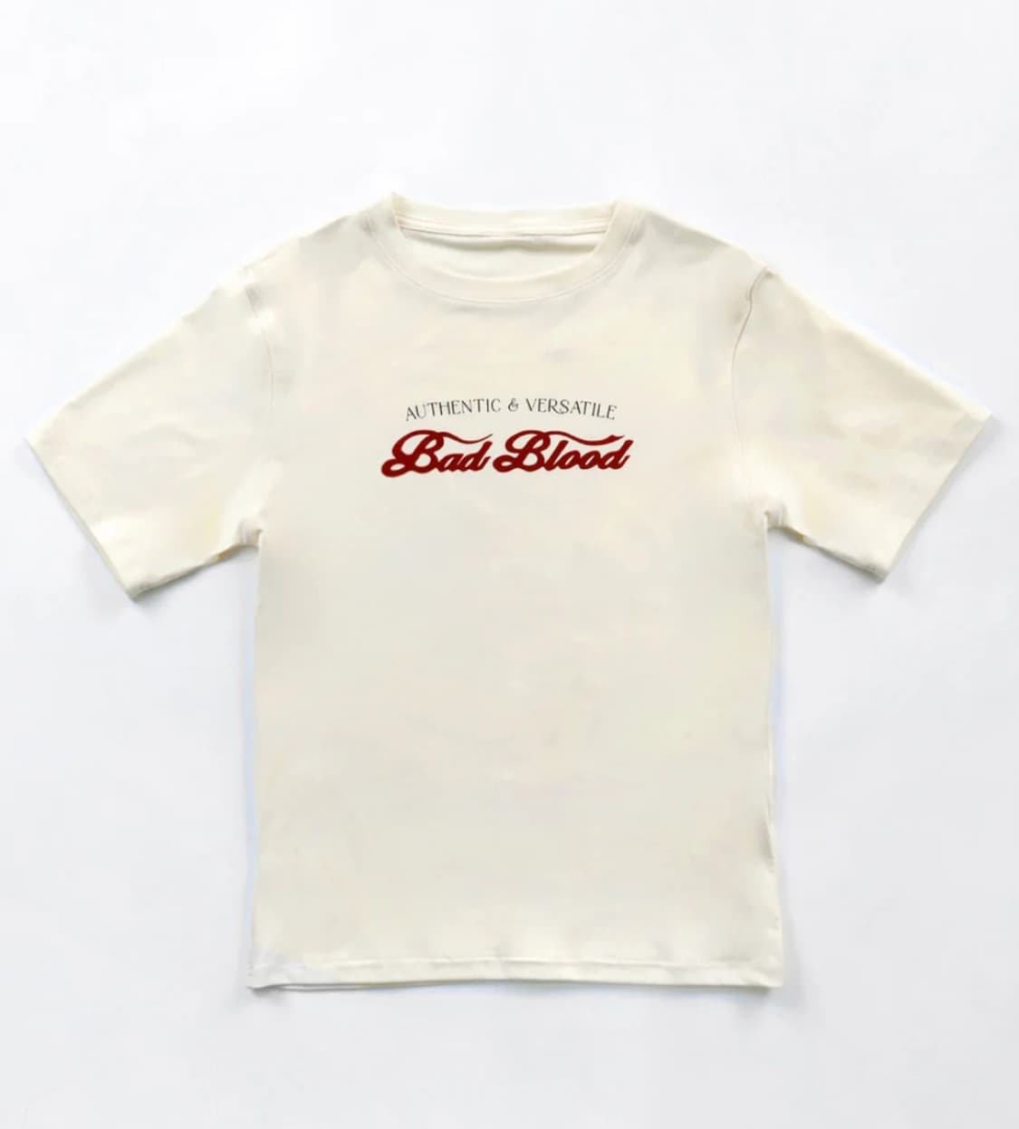 배드블러드 반팔 크림 상품이미지2