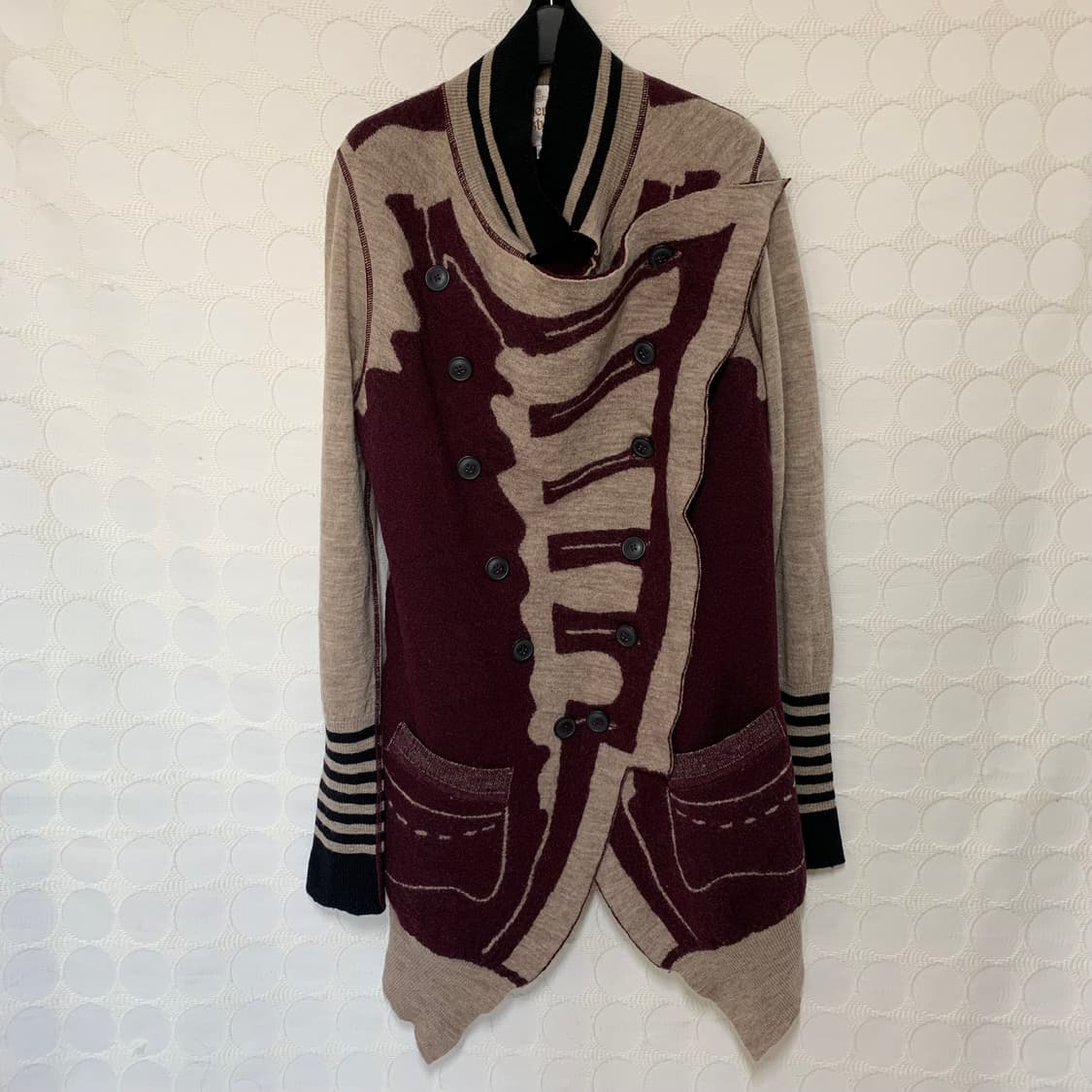 vivienne westwood 나폴레옹 니트 프린트 가디건 상품이미지7