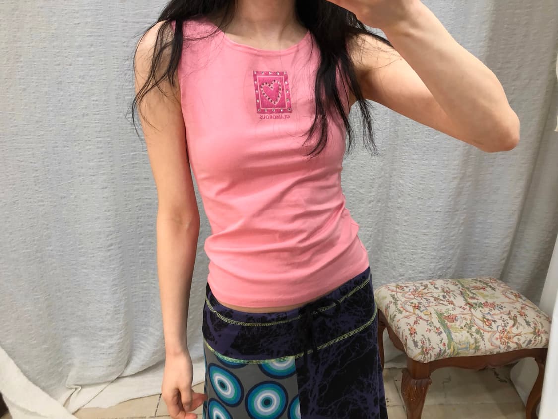 Warm pink top 상품이미지1