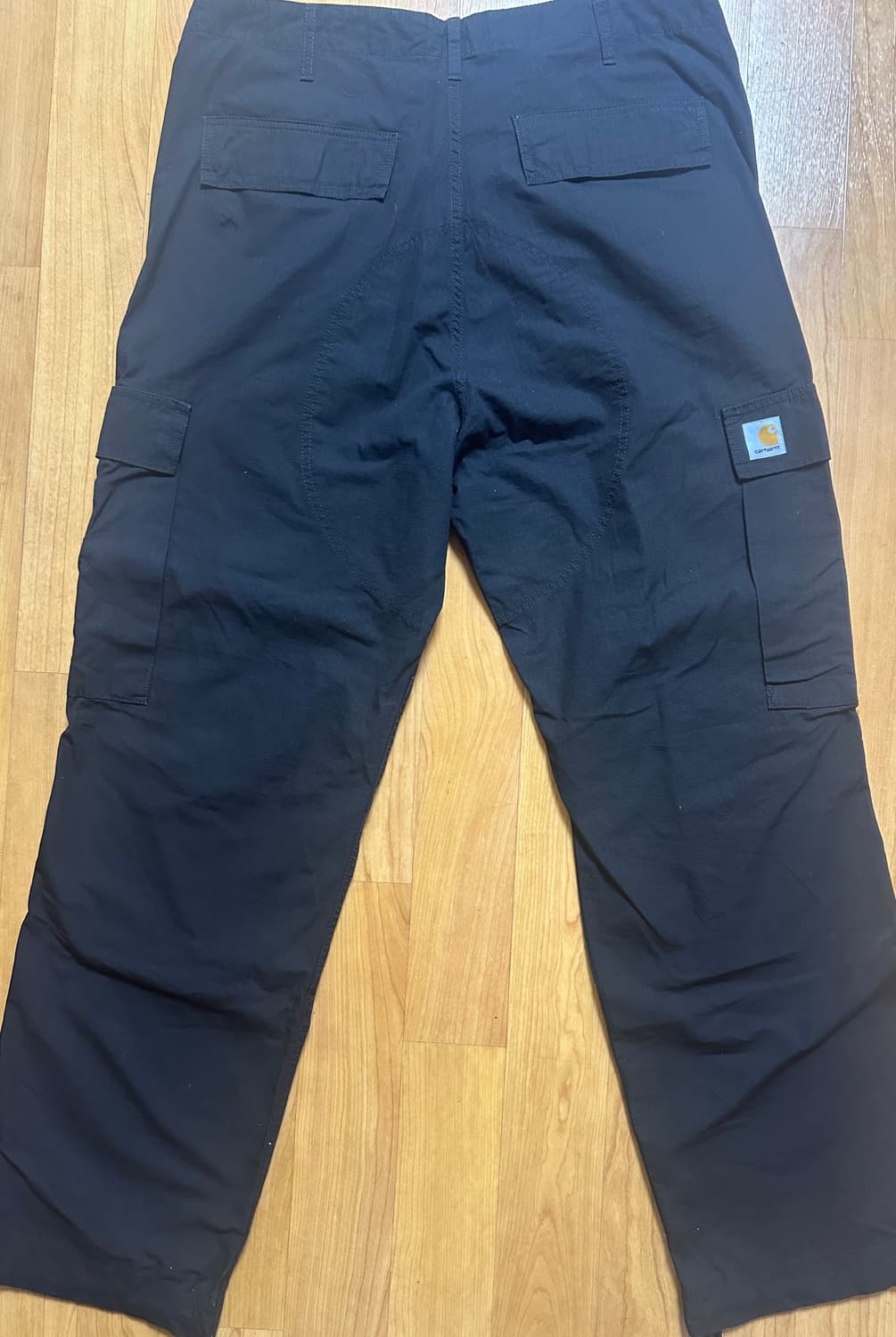 칼하트WIP 레귤러 카고팬츠 콜롬비아 블랙 상품이미지1