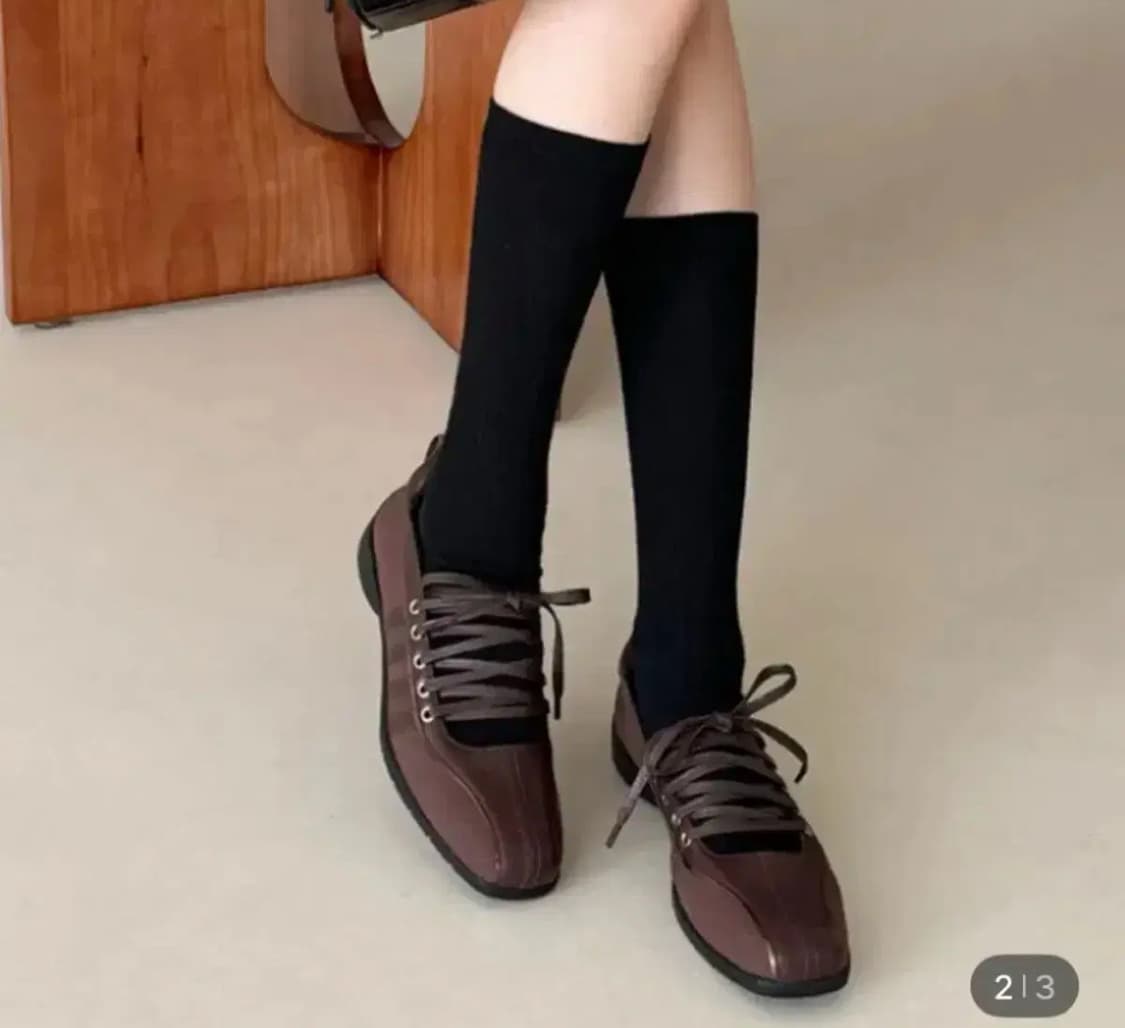 [새상품] 플로리다스튜디오 에브리데이 베르그 레트로 스티치레이스업스니커즈 상품이미지1