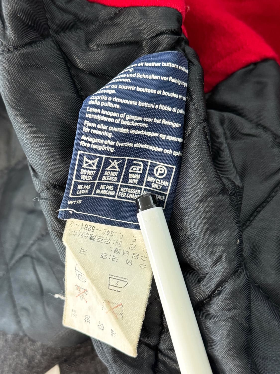 버버리 90‘s 오버핏 모직 블루종 자켓  상품이미지8