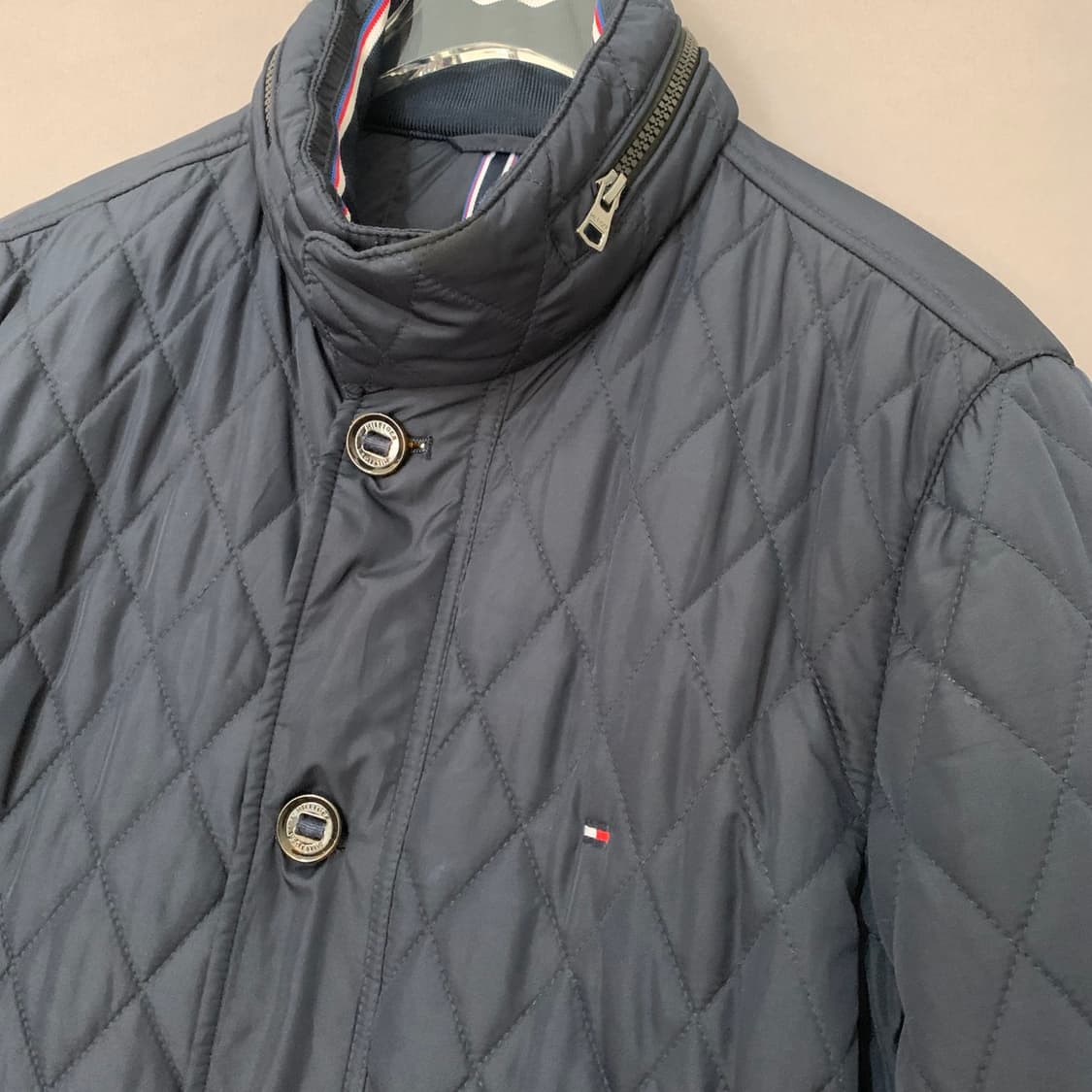 M 타미힐피거 후드 다이아 퀼팅 패딩 자켓 상품이미지4