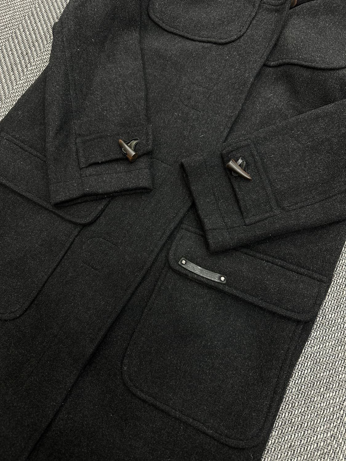 폴로 랄프로렌 후디 더블코트 챠콜 상품이미지4