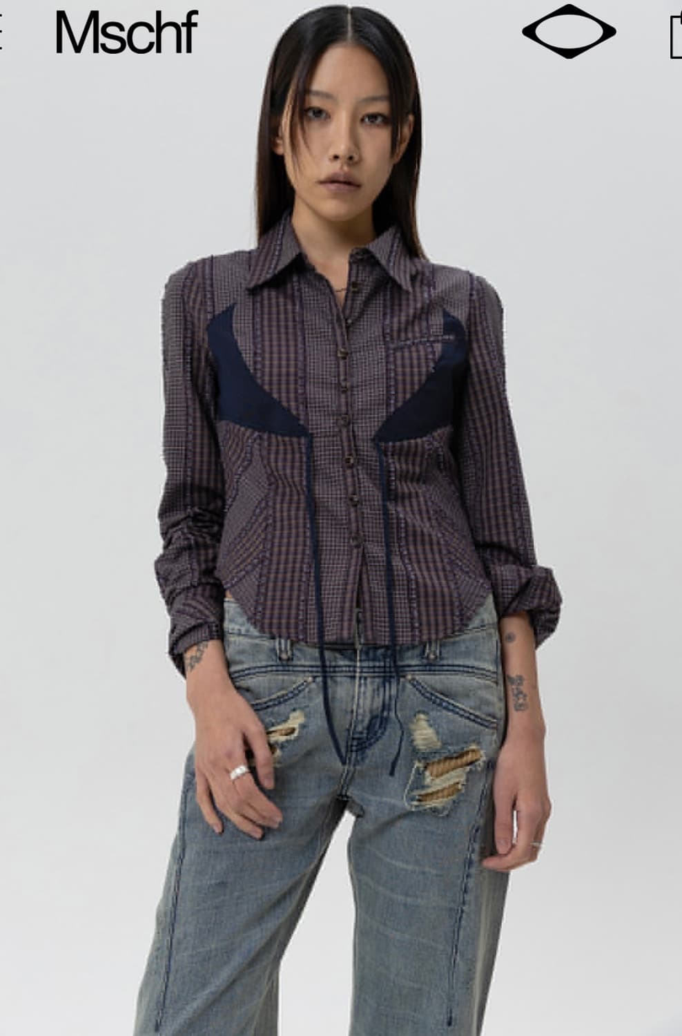 미스치프 엠파이어 레이스 셔츠 MISCHIEF 상품이미지2