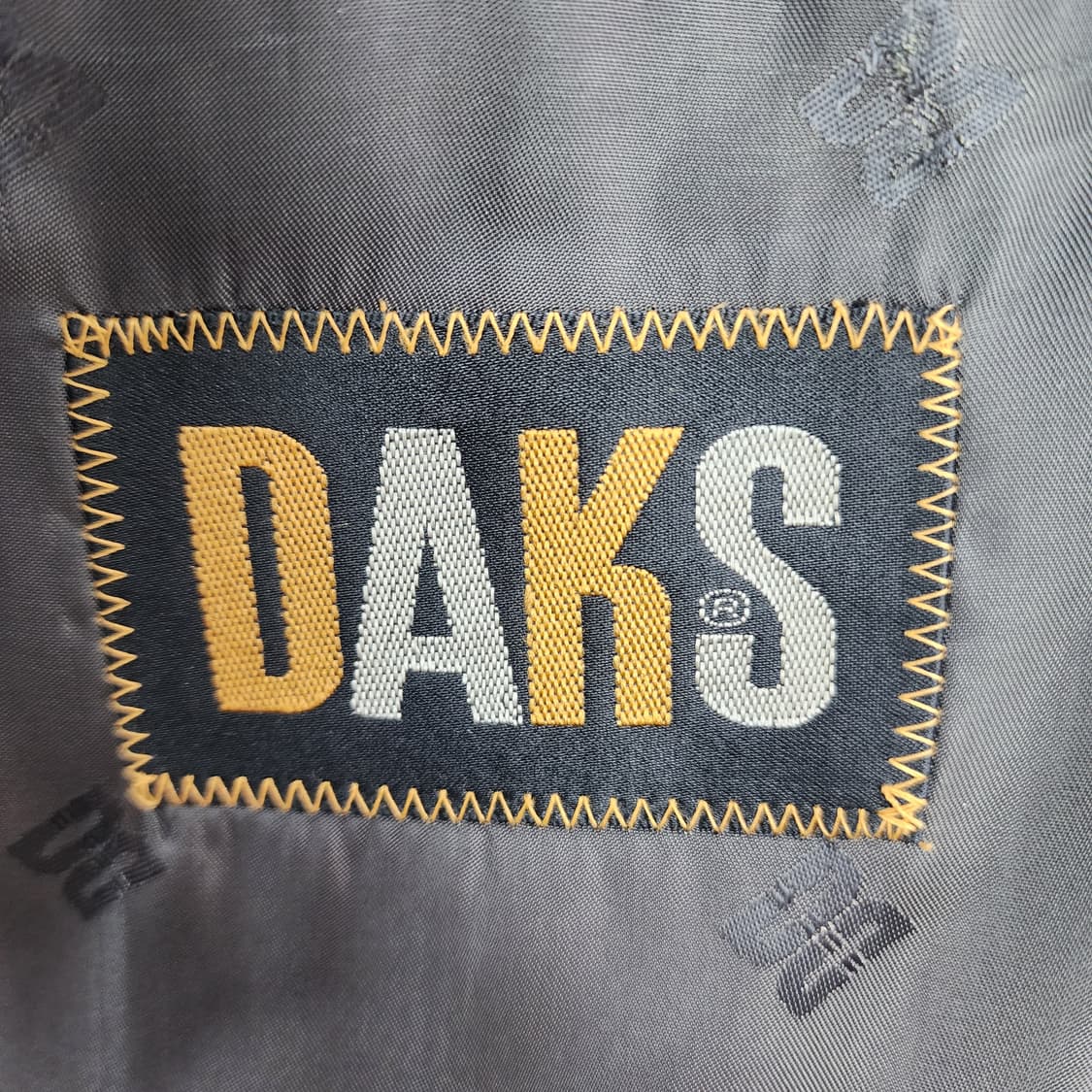 [108] 빈티지 닥스 캐시미어 혼방 모직 체크자켓 상품이미지4