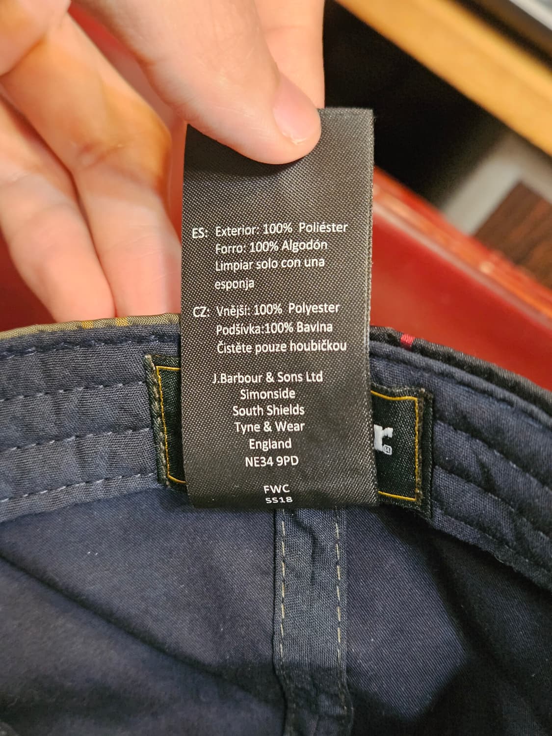 바버 클래식 타탄 캡 모자 상품이미지4