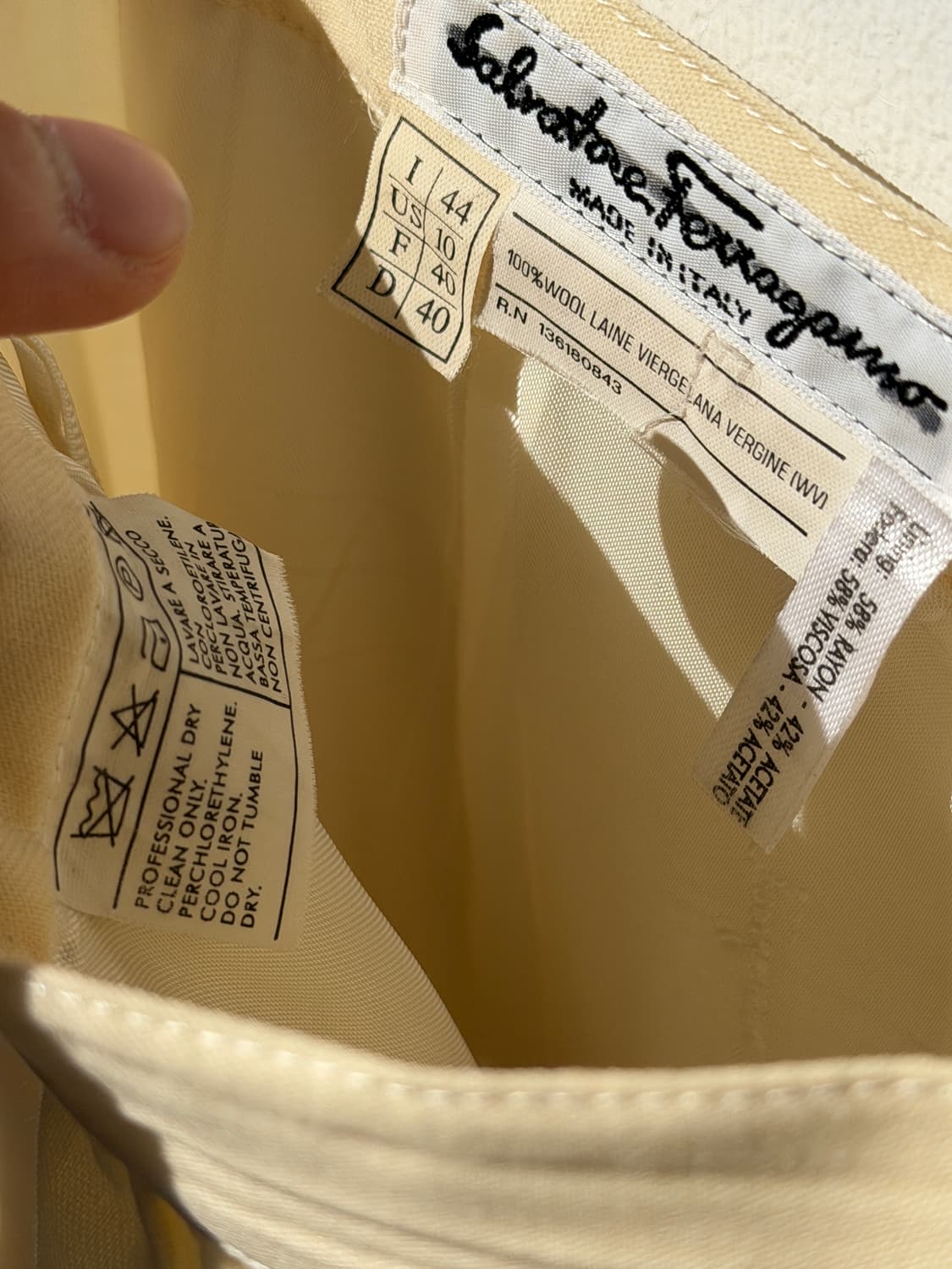 Salvatore Ferragamo 살바토레 페라가모 울 스커트 44 상품이미지3