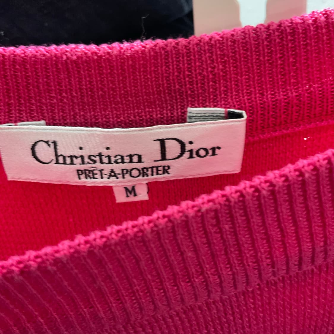 80‘s 디올 프레타 포르테 니트 베스트 슬리브리스 상품이미지4