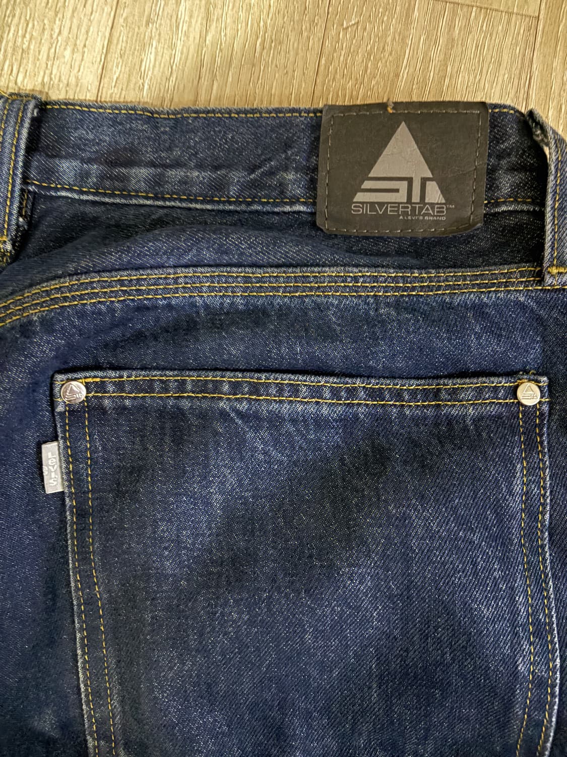 리바이스 실버탭 배기 카펜터 진 다크인디고 W32 L32 상품이미지5