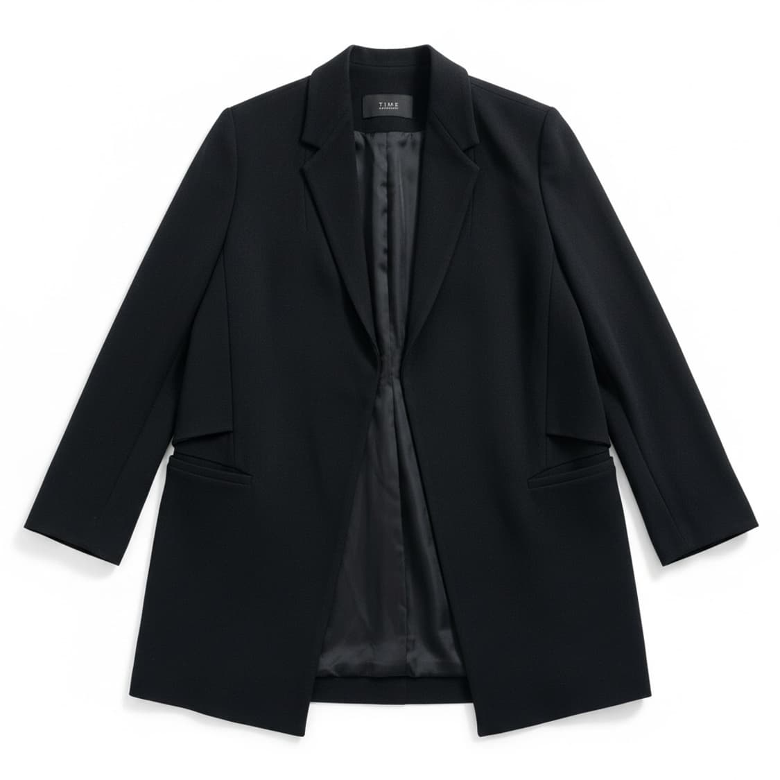 TIME 블랙 코트 76-90-155 상품이미지1